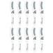 FRCOLOR 40 Pcs Eyelash Measuring Ruler Mascara Tool Lash Measuring Tools Lash Ruler Curly Suite 1 count (Pack of 1) As Shownx4pcs