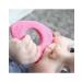 Lanco Strawberry Teething Ring - 100% Natural Rubber Pink 200g | Safe & Eco-Friendly Baby Toy - Buy Online on GoSupps.com