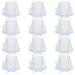 CLISPEED Lot de 12 Bonnets de Mise en Valeur Jetables Bleus Film Imperm able Trous pour Teinture des Cheveux Taille Unique Adapt e Salon Coiffure Accessoire Pratique pour M ches et