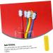 Beaupretty 3 Sets of 8 Toothbrush Covers | Outdoor Travel Toothbrush Holder Supplies - Yellow - Durable Plastic for International Shipping - Buy Online on GoSupps.com