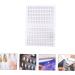 POPETPOP 4 pcs nail color book Nail Color Show Polish Color Book dip powder nail kit Manicure Color Display Card nail color display board fake display tips nail gel canned palette the white - Buy Online on GoSupps.com