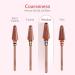 AIRSEE Tungsten Carbide Nail Drill Bit - Rose Gold Tornado Medium-M, Fast Gel Removal, 3/32 Shank, Right Hand, Salon Quality - Buy Online on GoSupps.com