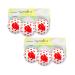 Navika Golf Balls - Cute Valentine Red Hearts Printed on White Golf Balls - 6 Piece Combo (2 Pack) | Valentine Gift for Golfers | Red Heart Wrap Golf Balls