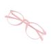 Vision global blue light blocker glasses for women anti-eye load stylish square/oval frame glare-free dinah_rosa (C4) 0.25 x
