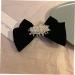 minkissy 1pc Hairpin Bow Hair Clips Grosgrain Hair Bow Wedding Headpieces Big Hair Bow Clip Bow Knot Barrettes Hair Accessories for Women Wedding Fabric Pearl Small and Fresh Girl 17.5X11.5X2.5CM Black - Buy Online on GoSupps.com