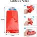Vievre Foldable Drinking Bottles - 2 Pack Reusable Travel Water Bottles for Hiking & Adventure (Black + Red) - Buy Online on GoSupps.com