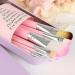 ZHIYE Children Makeup Brushes 7Pcs Makeup Brush Set Foundation Eyebrow Eyeliner Brush Cosmetic Concealer Brushes for Kids Girls Women trave - Pink with case - Buy Online on GoSupps.com