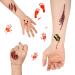 Xhwykzz Halloween Horror Wound Zombie Fake Scar Cuts Temporary Tattoos - 30 Sheets - Buy Online on GoSupps.com