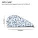 SamLng Coral Velvet Dry Hair Cap - Floral & Leaf Design for Home Travel Pool Parties & Baths | Quick-Dry & Stylish - Buy Online on GoSupps.com