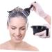 PopetPop Hair Dye Tools Set - 4 Plastic Oil Bowls with Handles for Professional Hair Dyeing - 14x14x6cm Black Fermentation & Application - Buy Online on GoSupps.com