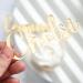 Acrylic Cake Charm Name Cake Topper Name Cake Charm Personalised Silver Gold Custom Cake Decorations