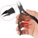 CHJHJKG Nail Clippers (Beauty) Black Toenail Ingrown Nail Art Cuticle Nipper Clipper Edge Cutter Manicure Scissor Plier Tool Pedicure Dead Skin Remover(B) - Buy Online on GoSupps.com