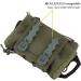 Tactical Military Bag MOLLE First Aid Belt Pouch - Survival Med Roll Carrier with Hypalon Handle - Durable Two Piece System - OD Green - Buy Online on GoSupps.com