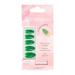Invogue Venom Green Oval Nails (24 Pieces)
