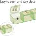 Kiniza Small Weekly Pill Organizer - 3x Daily 7-Day Pill Box Moisture-Proof & Portable Travel Case for Vitamins & Medication - Buy Online on GoSupps.com