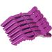 Crocodile Hair Clip Hairdressing Styling Alligator Sectioning Clamp Hairpins 6PCS Purple Clips Barrettes - Buy Online on GoSupps.com