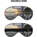SSIMOO Hawaii Beach Sleep Mask - Adjustable & Breathable Eye Mask for Ultimate Comfort | Shop Internationally - Buy Online on GoSupps.com