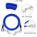 Dongker Hofleine 3m Dog Tie-Out Leash - Heavy Duty 360 Rotating Buckle for Small/Medium Dogs Up to 130 lbs - Durable Blue Courtyard Chain Linen - Buy Online on GoSupps.com
