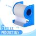 6 Sets Non Woven Fabric Tape with Dispenser - Waterproof Sensitive Skin First Aid Tape 10 Yards - White Adhesive Bandage Tape - Buy Online on GoSupps.com