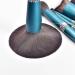 10 Shining Queen Turquoise Makeup Brush Set - Diamond Soft Beauty Tools - 20CM Blue for Flawless Application - Buy Online on GoSupps.com