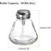 sourcing map 6Oz / 180ML Glass Pump Dispenser Bottle Liquid Pumping Press Push Down Alcohol Container with Metal Flip Cover for Makeup Remover - Buy Online on GoSupps.com