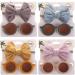 Pink Baby Girl Sunglasses Headband Set | Polarized & Cute for Newborn to 36 Months | Elastic Photography Props - Buy Online on GoSupps.com