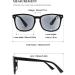 Vevesmundo Tinted Reading Glasses with Sun Protection - Stylish Matt Black Sunglasses for Men & Women 3.5x Magnification - Buy Online on GoSupps.com