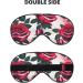 Blossoming Rose Double-Sided Eye Mask | Soft Light Blocking Sleep Mask for Better Sleep Quality - International Shipping Available - Buy Online on GoSupps.com