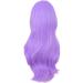 MapofBeauty 28 Inch Light Purple Curly Cosplay Wig with Side Bangs for Women - 70cm - Buy Online on GoSupps.com
