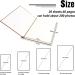 Magnetic Self-Stick Photo Album | Leather Cover DIY Wedding Anniversary Album | Holds 3X5, 4X6, 6X8, 8X10 Photos - Buy Online on GoSupps.com