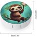 Cute Sloth Print Contact Lens Case | Travel-Friendly Contact Lens Care Box - Buy Online on GoSupps.com