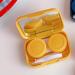 Cute Bear Pattern Contact Lens Travel Case - Dual Compartment Portable Jewelry Organizer for Travel - Buy Online on GoSupps.com