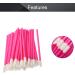 Utoolmart Makeup Disposable Lip Plastic Cement Brush Wands Applicator Lip Gloss Tools Lipstick Applicator Wands Rose Red 50pcs - Buy Online on GoSupps.com