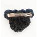 Women's Hair Bun Cover Net Snood Hairnet Bow Barrette French Hair Clip - Fine Mesh Navy Blue Hair Accessory - Buy Online on GoSupps.com