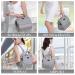 Gray Breast Pump Bag with Cooler Pocket - Mini Pumping Tote with USB Charging Port for Working Moms - Buy Online on GoSupps.com