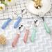 Vicloon Baby Fork and Spoon Set - 6PCS Toddler Stainless Steel Utensils | Baby Feeding Cutlery Set for Kids in Blue/Green/Pink - Buy Online on GoSupps.com