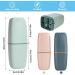 Portable Toothbrush Case Set | Travel Toothbrush Holder & Cup for Hiking & Camping | 3-Piece Travel Set - Buy Online on GoSupps.com