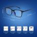 Ollrynns Blue Light Blocking Glasses Anti Eye Strain Computer Gaming Glasses for Women Men Transparent Lens Eyewear Black - Buy Online on GoSupps.com