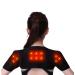 Adjustable Shoulder Brace for Men Women Double Shoulder Support Compression Sleeve Wrap Self-heating Rotator Cuff Posture Corrector Posture Corrector Shoulder Warmer Strap Stabilizer for Hunchback XL