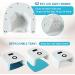 96W Rechargeable Gel UV LED Nail Lamp | Professional Cordless Nail Dryer with Portable Handle and 4 Timers | Fast Curing Lamp for Gel Nail Polish | LCD Display - Buy Online on GoSupps.com