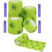 Cooliya 4 Rolls Elastic Non-Woven Pet Self-adhesive Bandage First Aid Medical Wrap for Dog Cat Horse (Green) - Buy Online on GoSupps.com