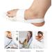Pssopp Orthopedic Toe Straighteners Bunion Corrector for Women - White | Reusable Toe Separator for Overlapping Toes - Buy Online on GoSupps.com
