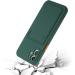 Tivenfezk Nadoli Silicone Case for Xiaomi Redmi Note 11 Pro Ultra Thin Shockproof Scratch-Resistant TPU Wallet Cover with Credit Card Holder - Dark Green - Buy Online on GoSupps.com
