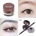 Maketopyzn Waterproof Dual-Ended Eyeliner Gel & Eyebrow Powder Set - Long-Lasting Double Colors (Black+Brown) with Mirror and Brush - Buy Online on GoSupps.com