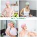 Uraqt Waterproof Shower Hood - 2 Pack Large Elastic Reusable Shower Caps for Women | Perfect for Home Hotel and Travel - Buy Online on GoSupps.com