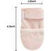 Soft Cotton Newborn Baby Mittens - Adjustable No Scratch Gloves for Infants 0-5 Months - Pink - Buy Online on GoSupps.com