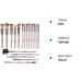 Makeup Brushes 18 Pcs Professional Make up Brushes Sets Foundation Brush Blending Powder Blush Concealers contour Eye Make Up Brush Set with Champagne Gold - Buy Online on GoSupps.com