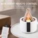 Campfire Flame Diffuser - 250ml Aromatherapy Humidifier with Remote Control | Essential Oil Diffuser for Home Bedroom & Office | Auto Shut-Off & Night Light - Perfect Gift (Black - Buy Online on GoSupps.com