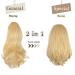 Shop Sofeiyan 33cm Long Curly Ponytail Extension - Natural Looking Light Blonde Clip-In Hair for Women - Buy Online on GoSupps.com