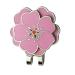 PINMEI Flower Golf Ball Marker with Golf Hat Clip for Your Friend Flower Clip